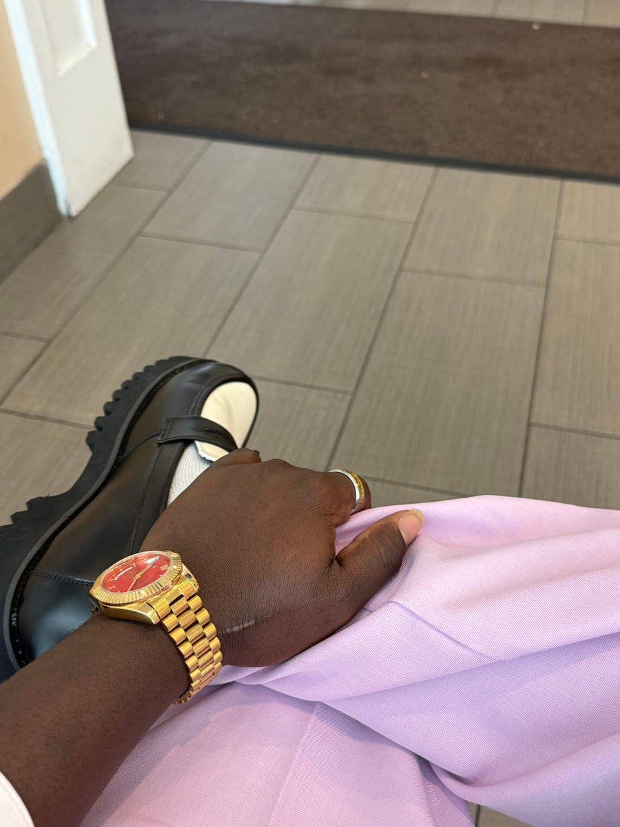 Lumora customer wearing a watch