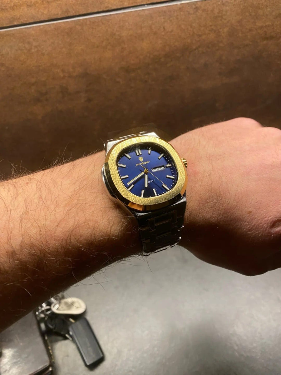 Lumora customer wearing a watch