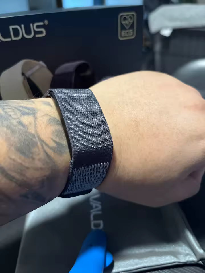 Lumora customer wearing a watch