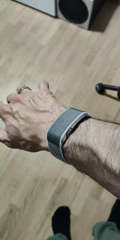 Lumora customer wearing a watch