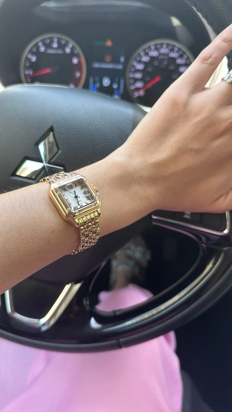 Lumora customer wearing a watch