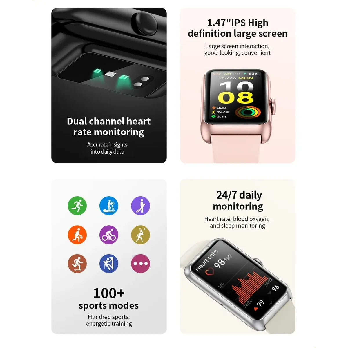 Lumora 027 smart watch feature overview