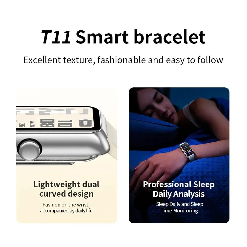 Lumora 027 smart watch sleep tracking and curved design